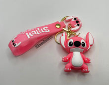 Load image into Gallery viewer, 3D Lilo and Stitch 3pc Keychain

