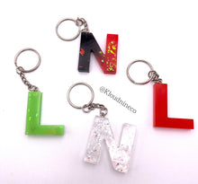 Load image into Gallery viewer, Custom Handmade Letter Keychain
